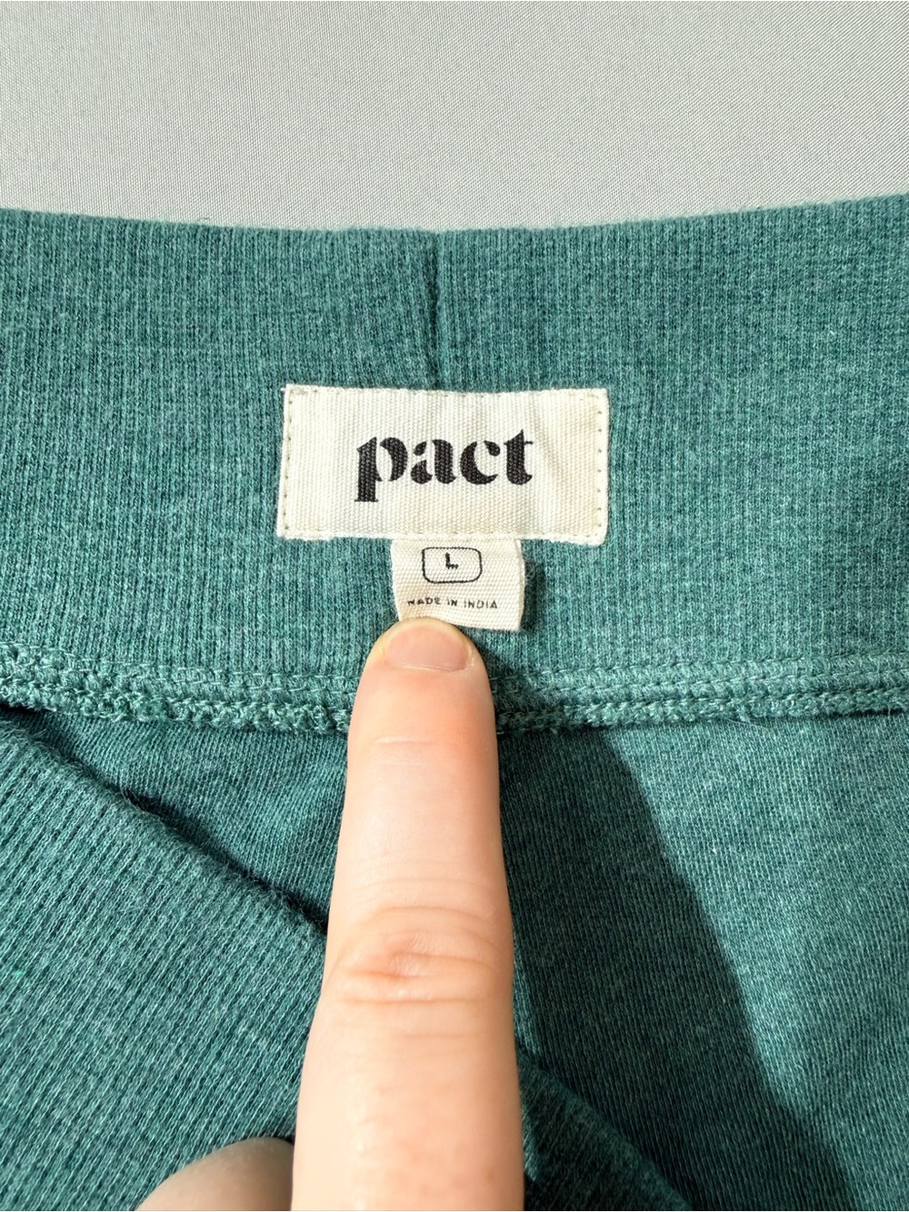 Pact Organic airplane wide leg lounge pants travel - Picture 6 of 6